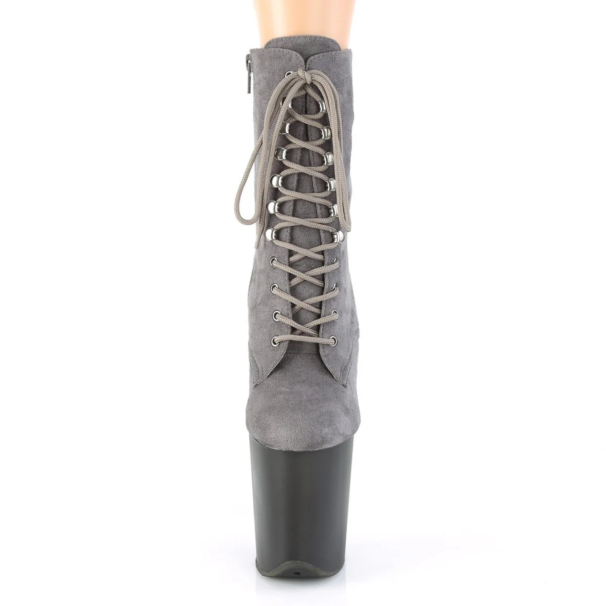 Seductive-A805 Exotic Boot | Fuchsia Faux Suede - Image 2