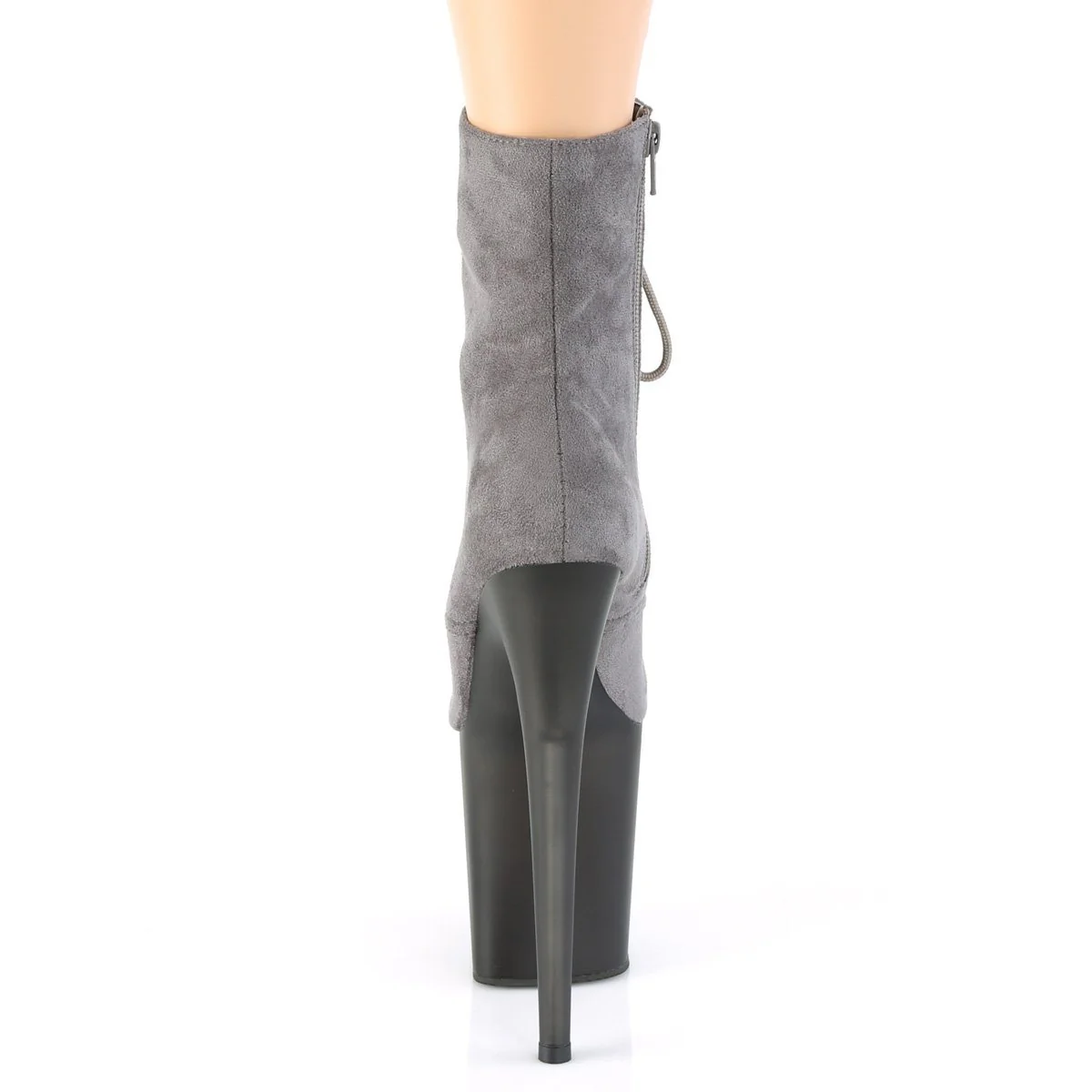 Seductive-A805 Exotic Boot | Fuchsia Faux Suede - Image 4