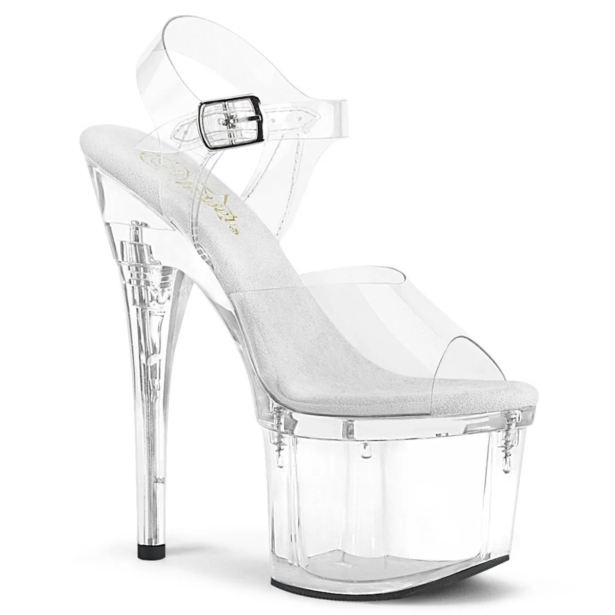 Seductive-C1006 Exotic Sandal | Clear Vinyl