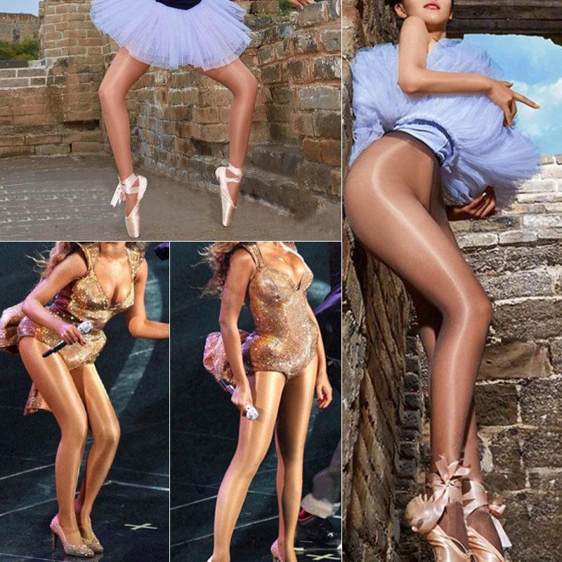 Sexy Shiny Glossy Stocking Oil Pantyhose Tights - Image 8