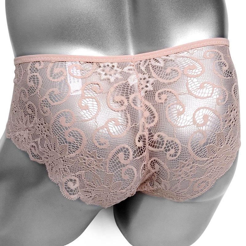 Sheer Floral Lace Panties - Image 3