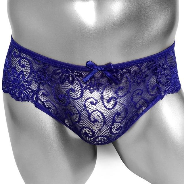 Sheer Floral Lace Panties - Image 7