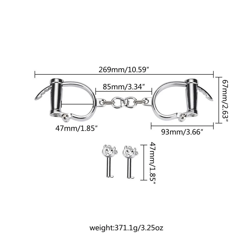 Shiny Horseshoe Like Iron Shackles - Image 8