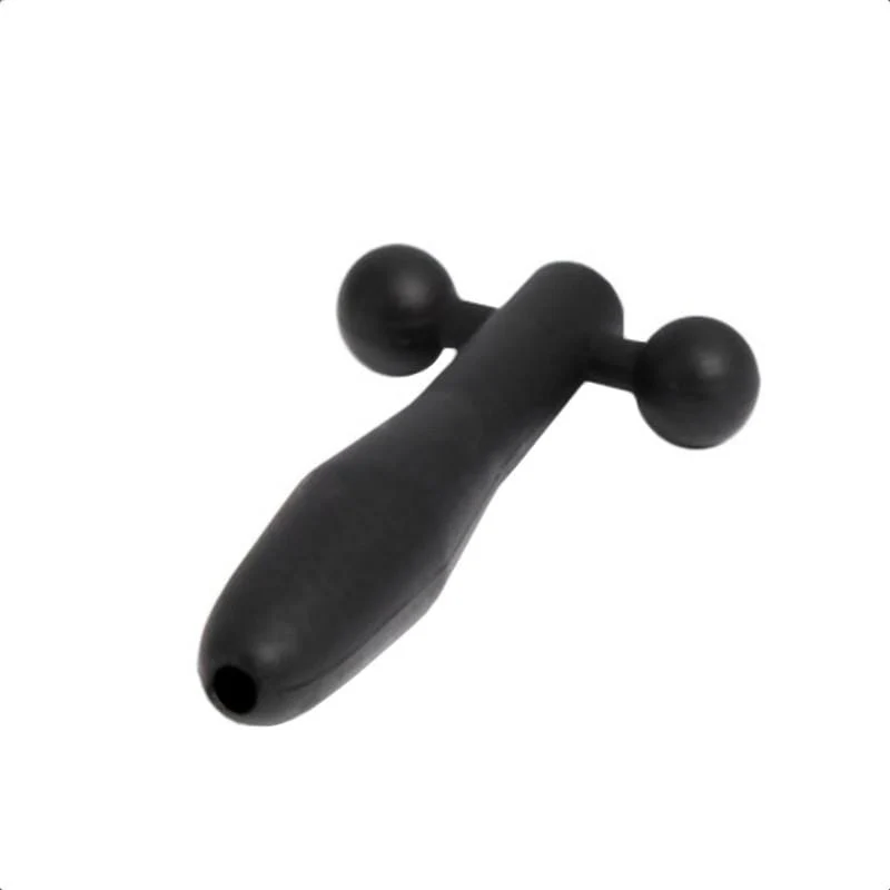 Short Hollow Silicone Penis Plug 1.81 Inches Long - Image 2