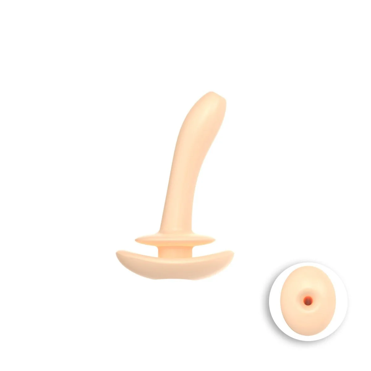 Short Silicone Urethral Insert for Chastity Cage - Image 3