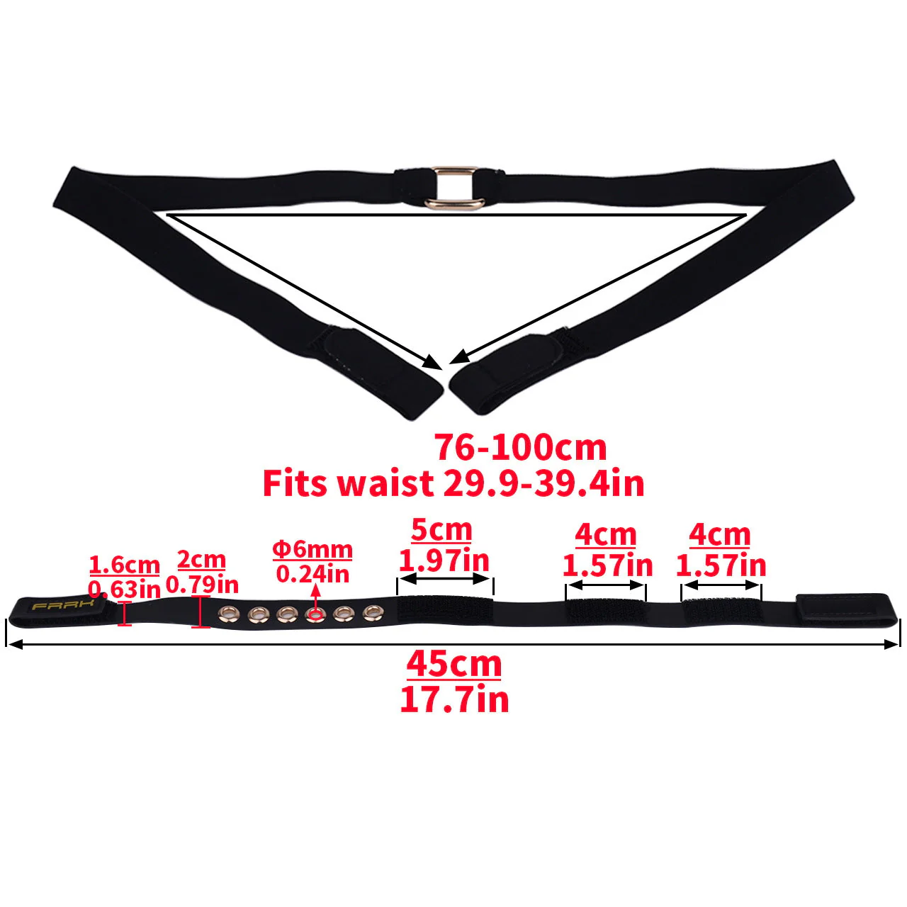 Short Smooth Stainless Steel Cobra Cage with Belt - Image 6