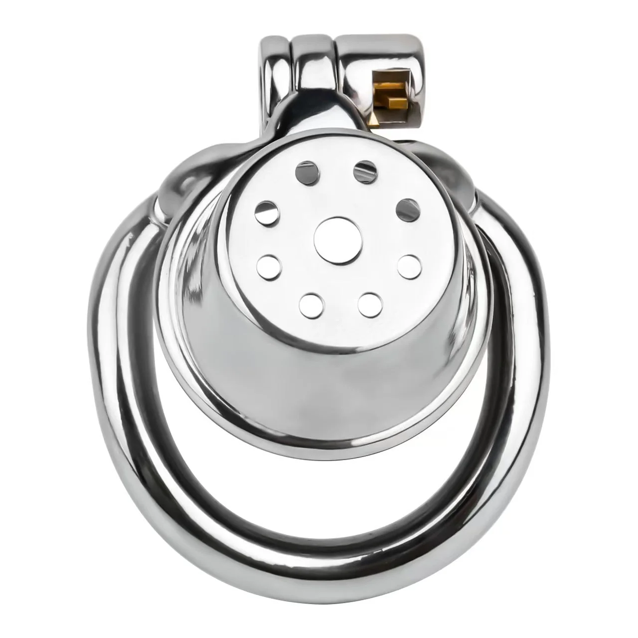 Shower Shaped Chastity Device Steel - Image 2