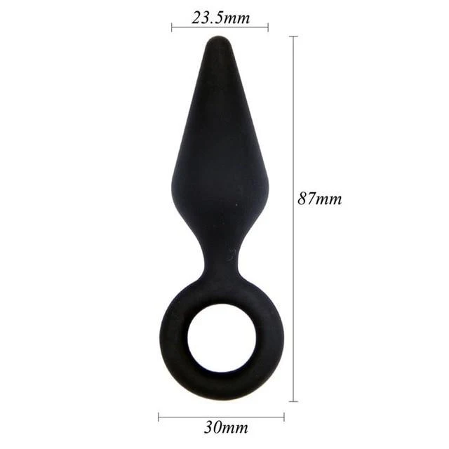 Silicone Anal Butt Plug - Image 4