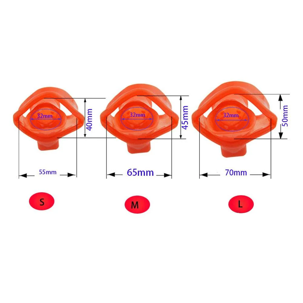 Silicone Chastity Cage 4.33 inches long - Image 3
