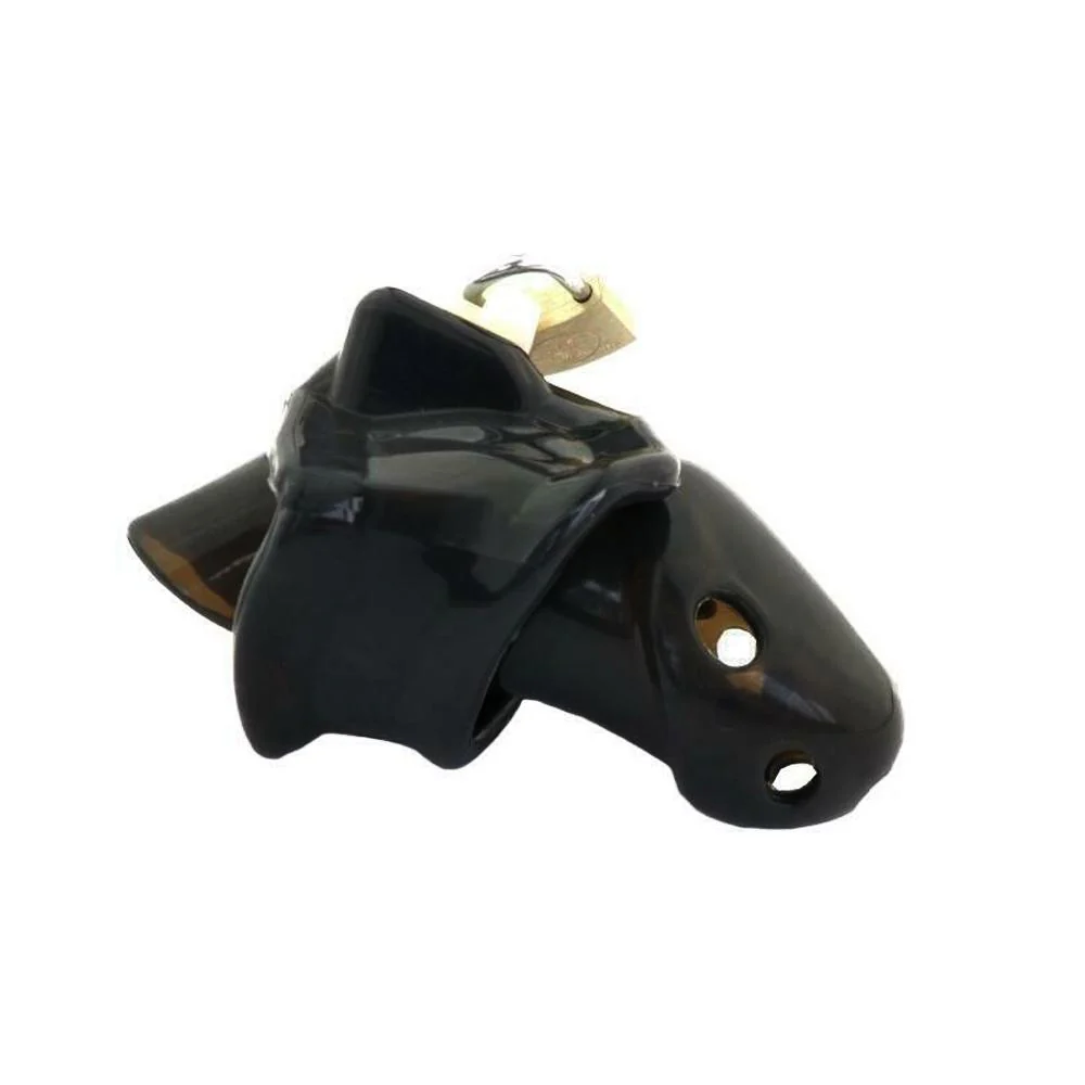Silicone Chastity Cage 4.33 inches long - Image 4