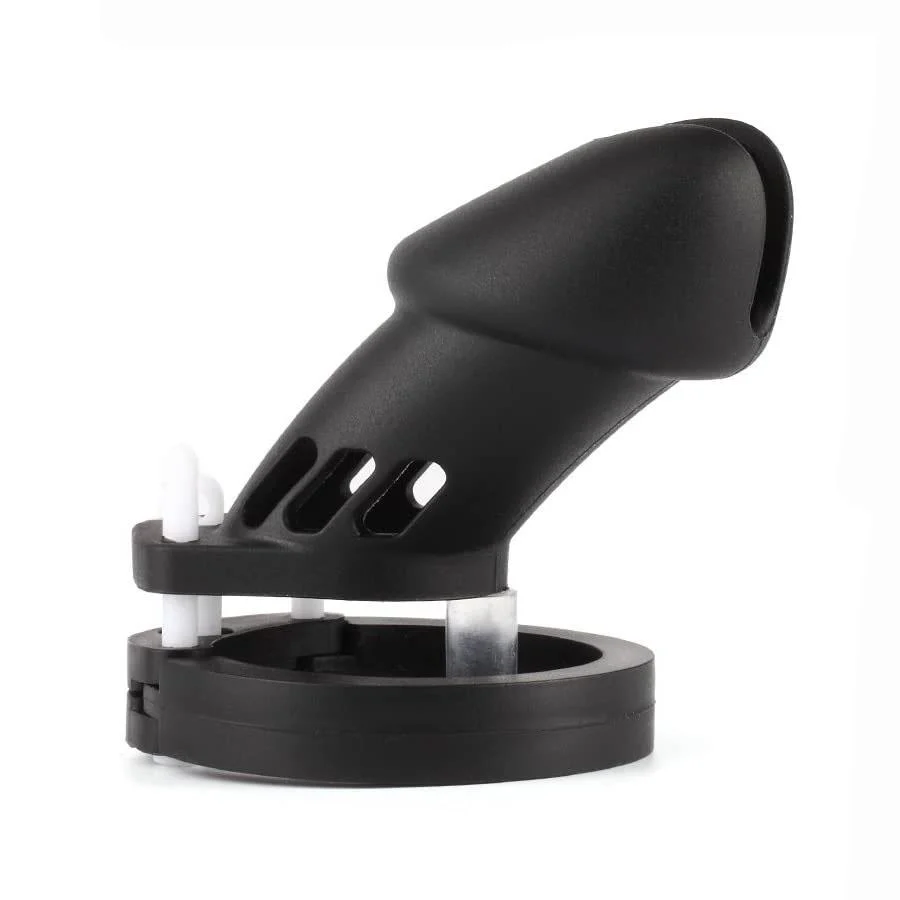 Male's Black Silicone Device Cage 3.15 Inches and 3.74 Inches Long - Image 11