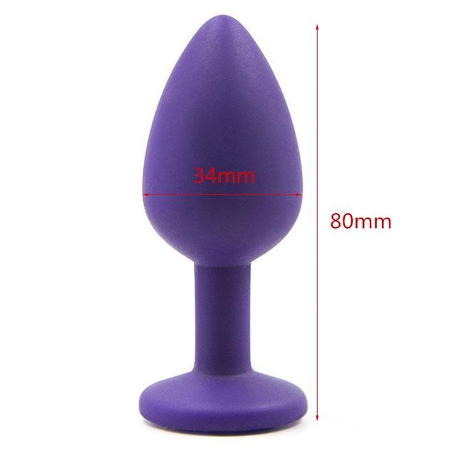 Colorful Silicone Butt Plug - Image 4