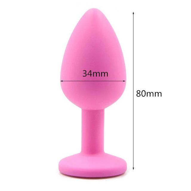 Colorful Silicone Butt Plug - Image 5