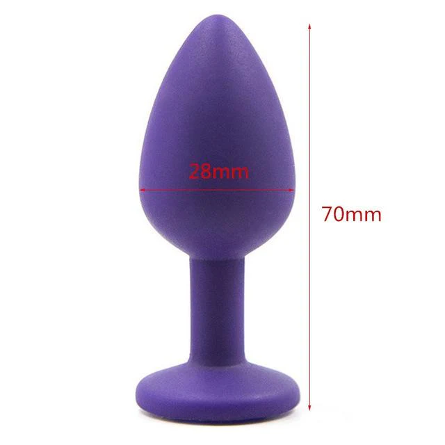 Colorful Silicone Butt Plug - Image 9