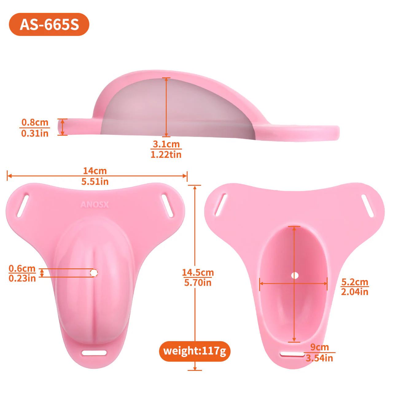 Silicone Chastity Cage with Belt - Image 15
