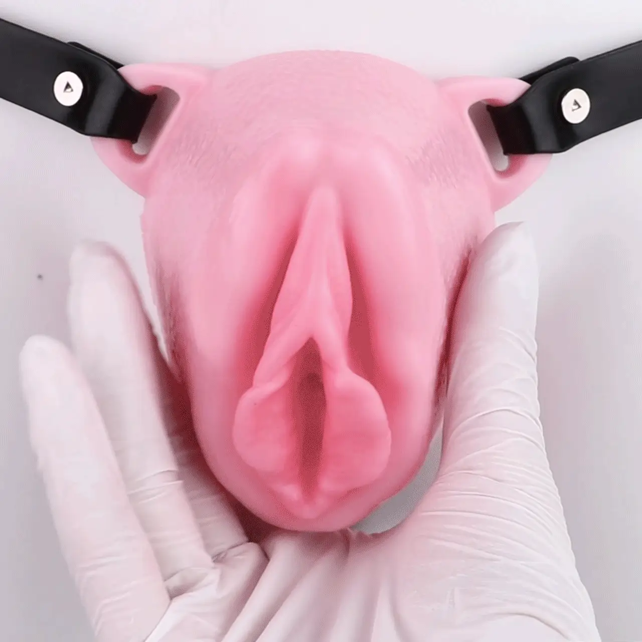 Silicone Chastity Cage with Belt - Image 22
