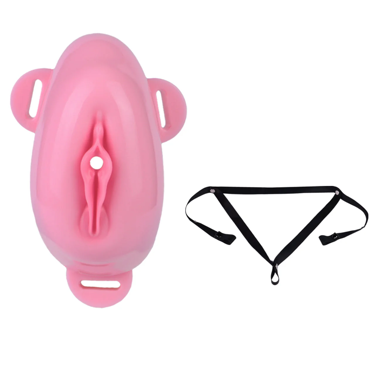 Silicone Chastity Cage with Belt - Image 5