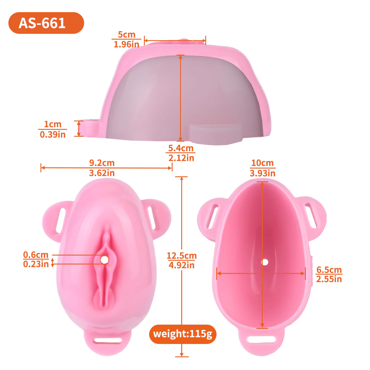 Silicone Chastity Cage with Belt - Image 6