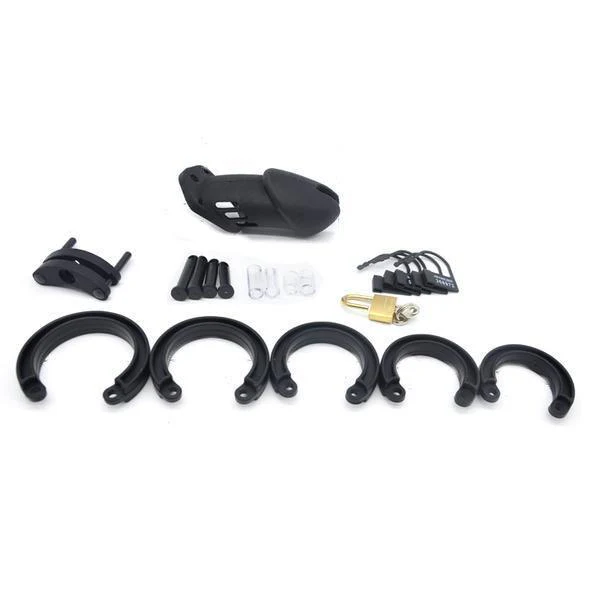 Silicone Sissy Male Chastity Device 2.76 inches and 3.74 inches long - Image 12