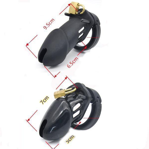 Male's Silicone Device Cage 2.76 inches and 3.74 inches long(all rings included) - Image 10