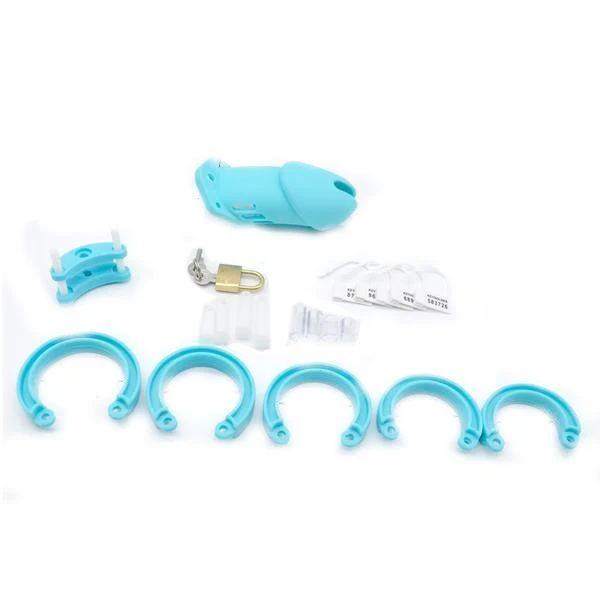 Male's Silicone Device Cage 2.76 inches and 3.74 inches long(all rings included) - Image 13