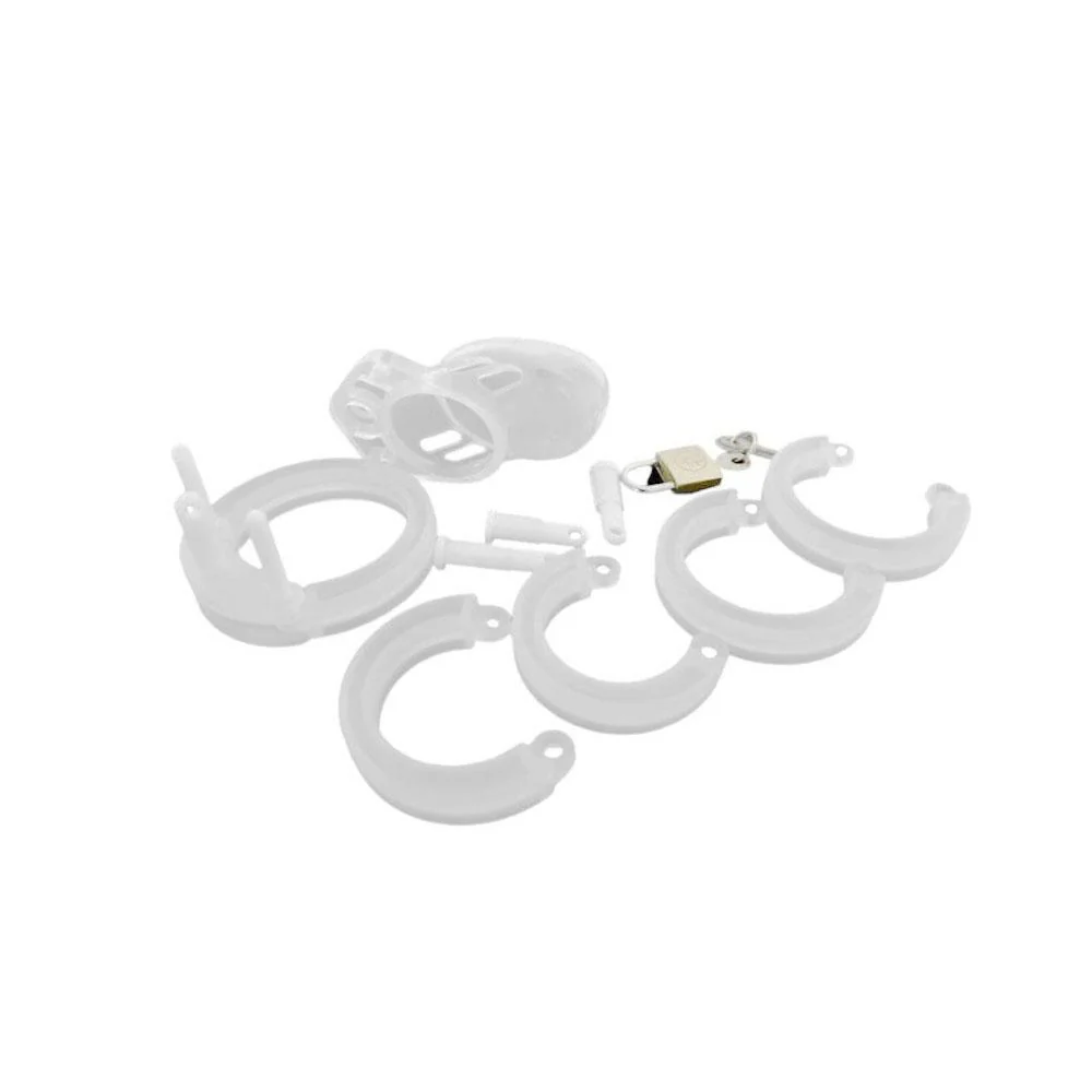 Male's Silicone Device Cage 2.76 inches and 3.74 inches long(all rings included) - Image 16
