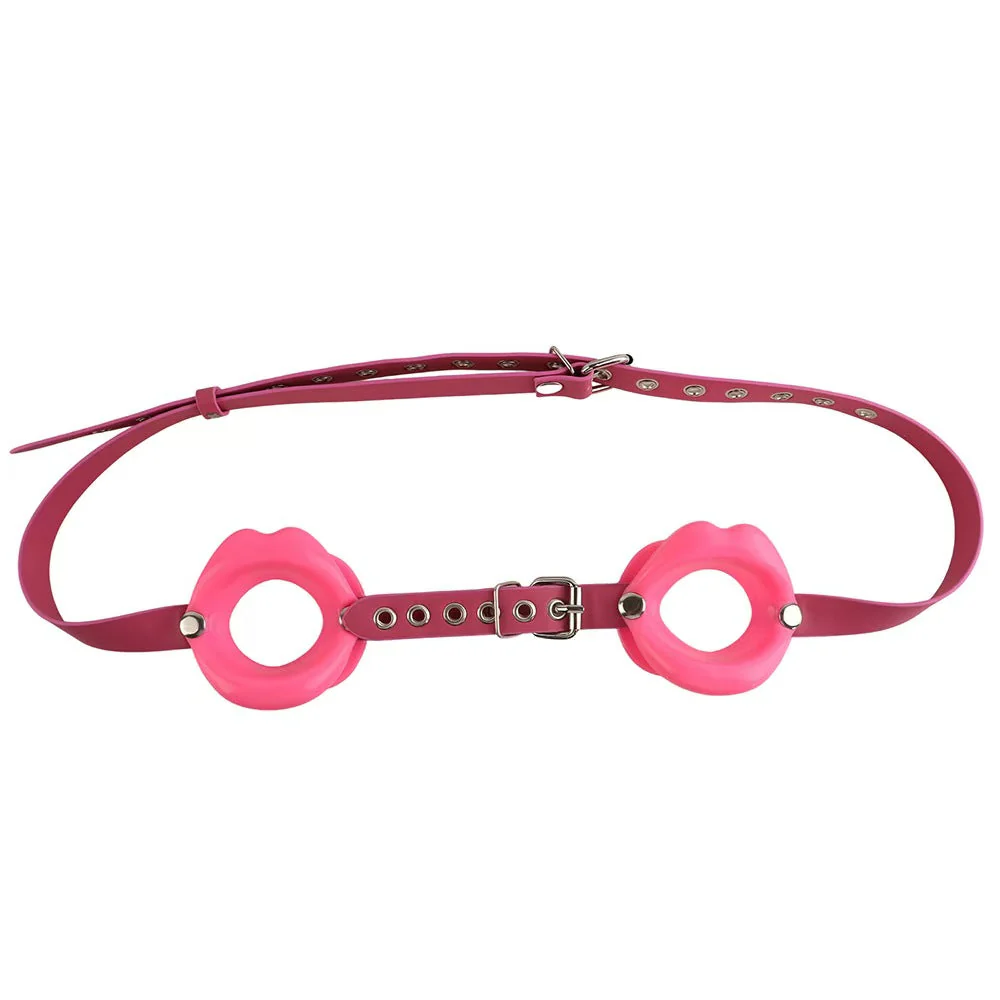 Silicone Simulated Lips with Strap - Image 17