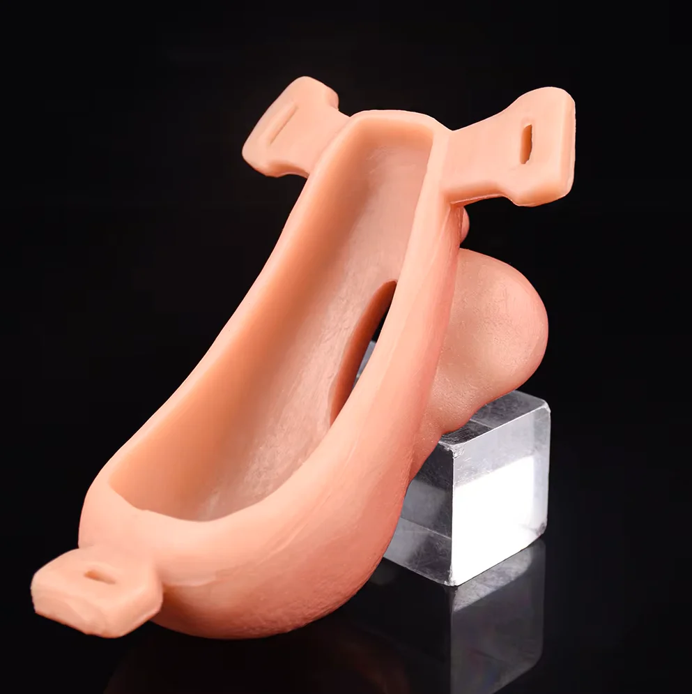 Silicone Sissy Chastity Toy with Belt - Image 6
