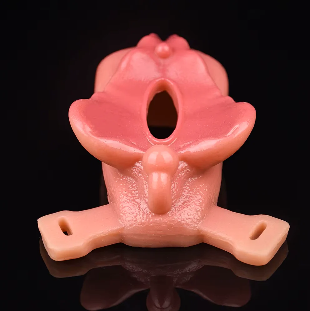 Silicone Sissy Chastity Toy with Belt - Image 7