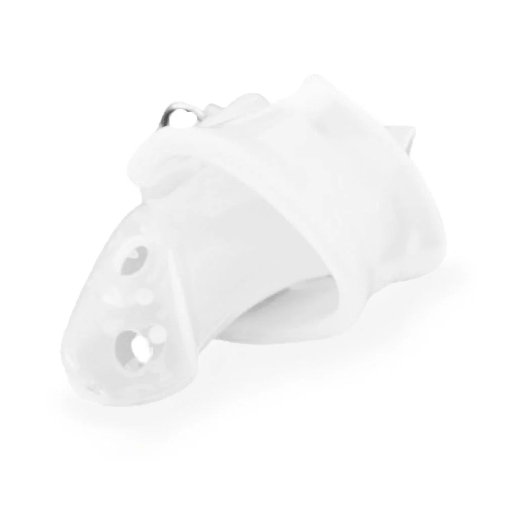 The Smooth Silicone Chastity Cage 4.33 inches long - Image 3