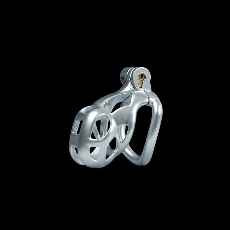 Silver Cobra Chastity Cage Kit 1.77 To 4.13 Inches Long - Image 4