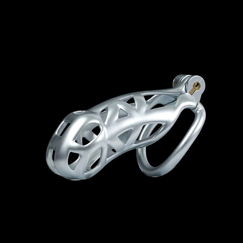 Silver Cobra Chastity Cage Kit 1.77 To 4.13 Inches Long - Image 7
