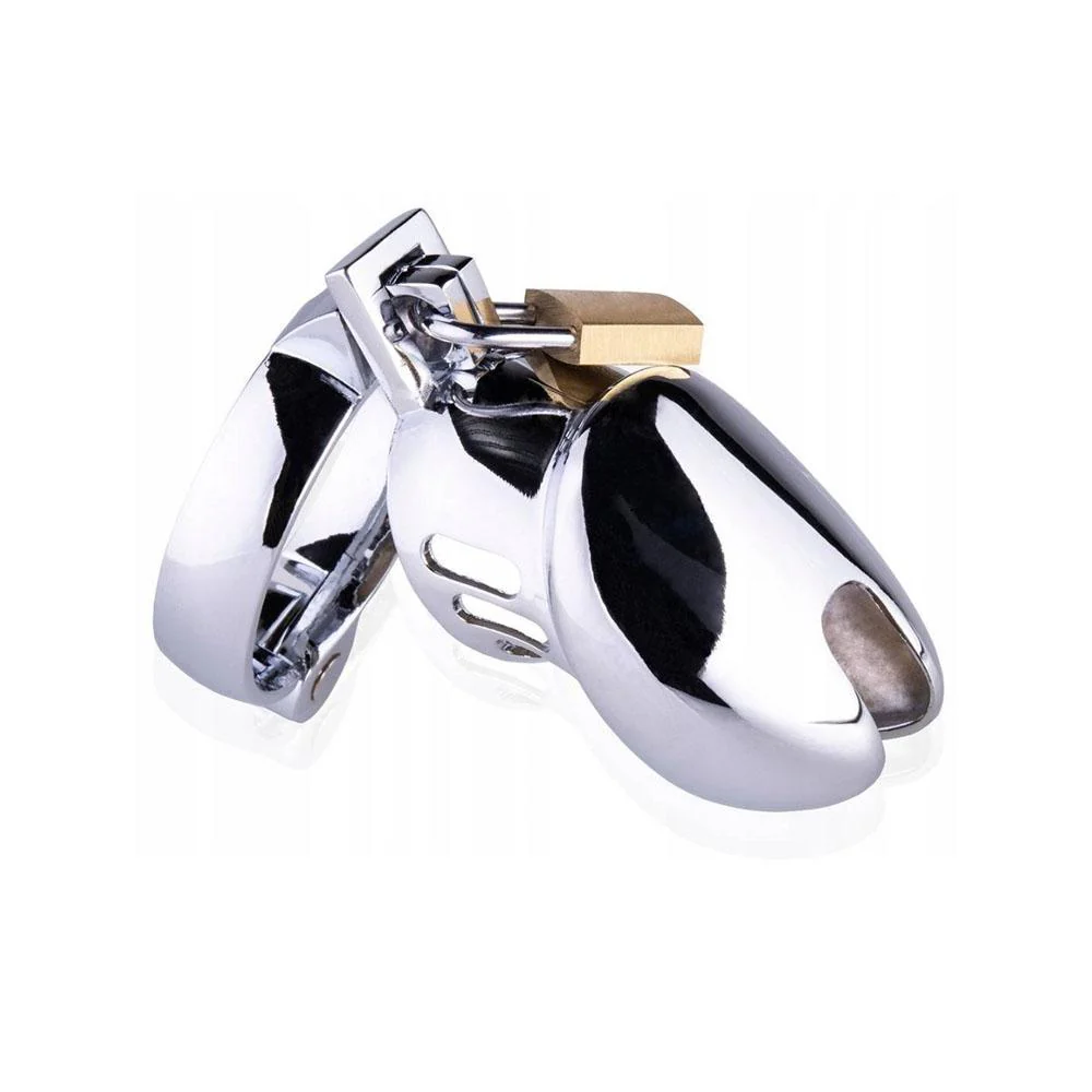 Snap-a-Cock Metal Cock Cage 1.77 inches long - Image 3