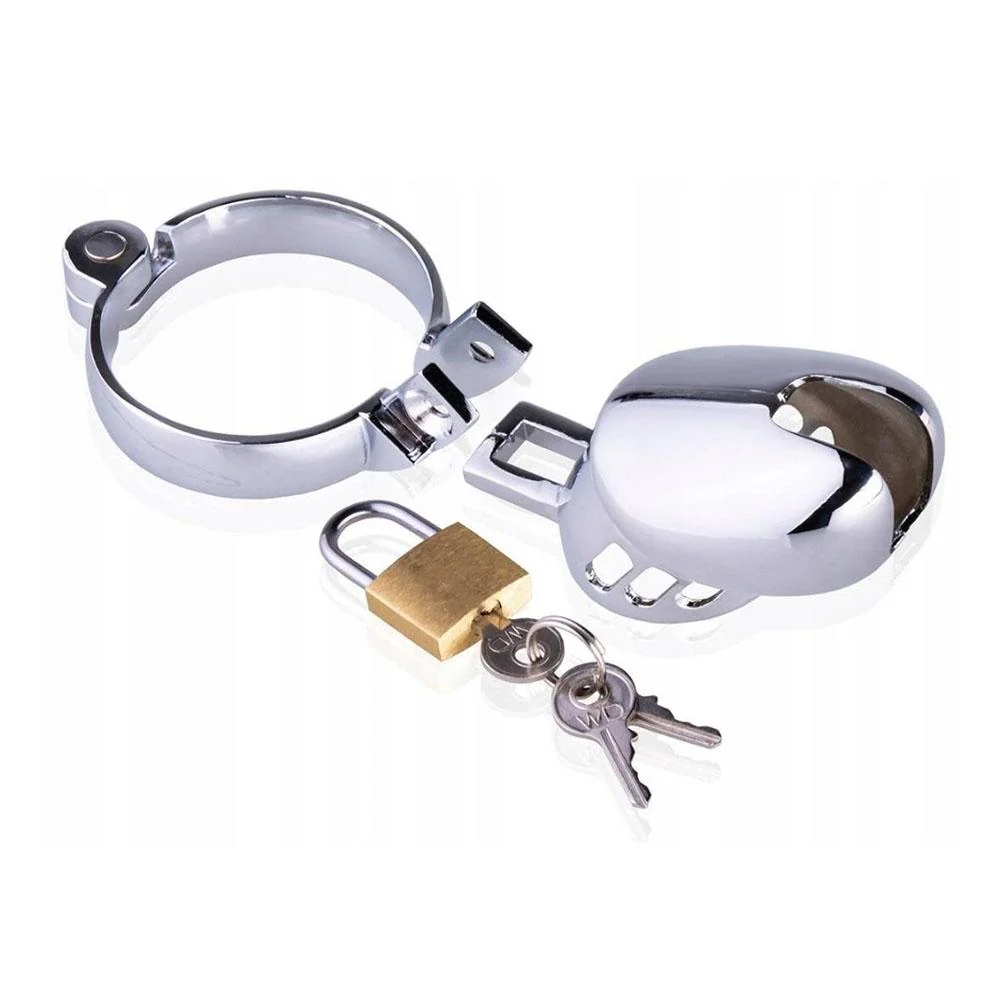 Snap-a-Cock Metal Cock Cage 1.77 inches long - Image 4