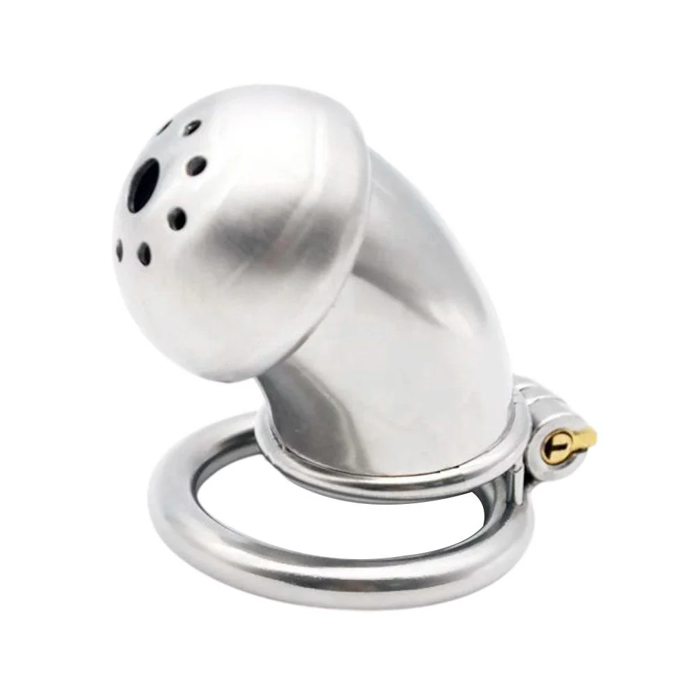 Mistress's Little Prisoner Metal Chastity Cage 1.80 inches and 2.36 inches long - Image 2