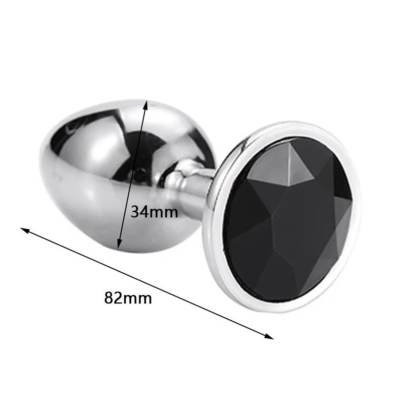 Sissy Anal Dilator Jeweled Butt Plug - Image 5
