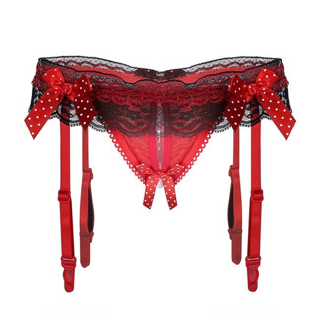 crossdressing sissy lingerie Crotchless panties - Image 3