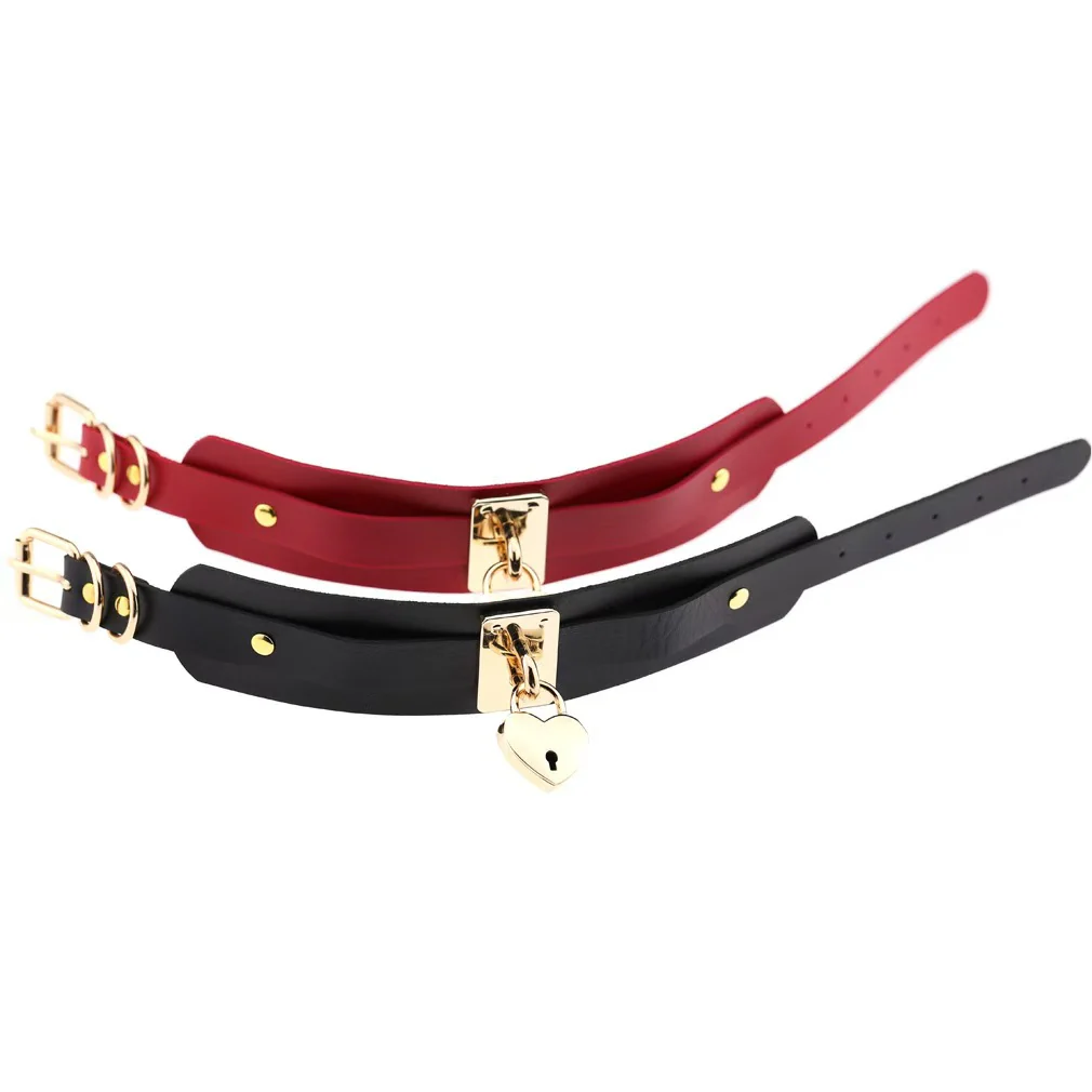 Sissy Choker w/ Heart Shaped Lock - Image 7
