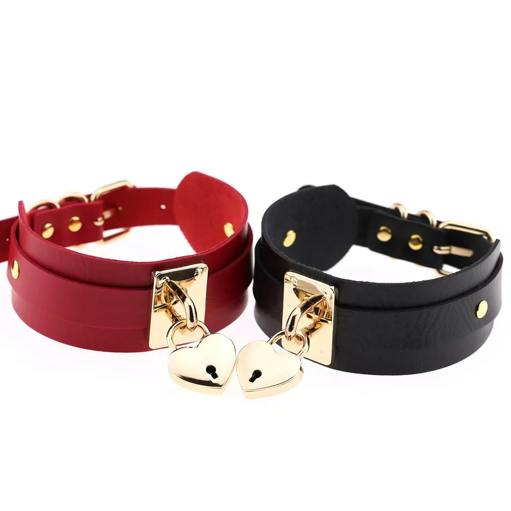 Sissy Choker w/ Heart Shaped Lock - Image 8