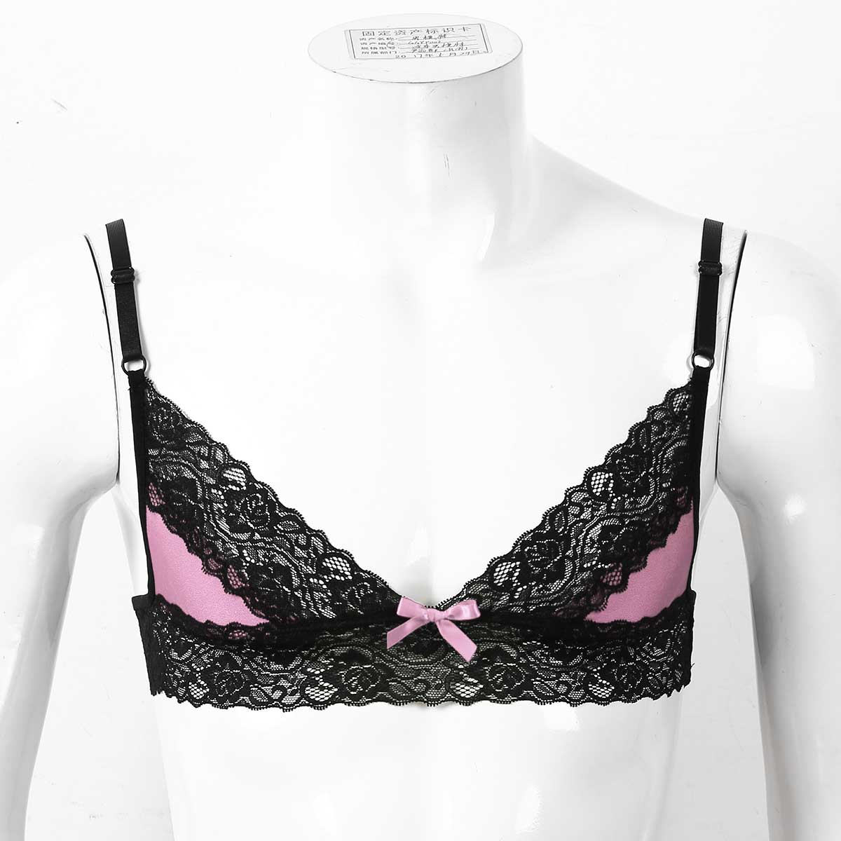 Sissy Lingerie Lace Bra - Image 5