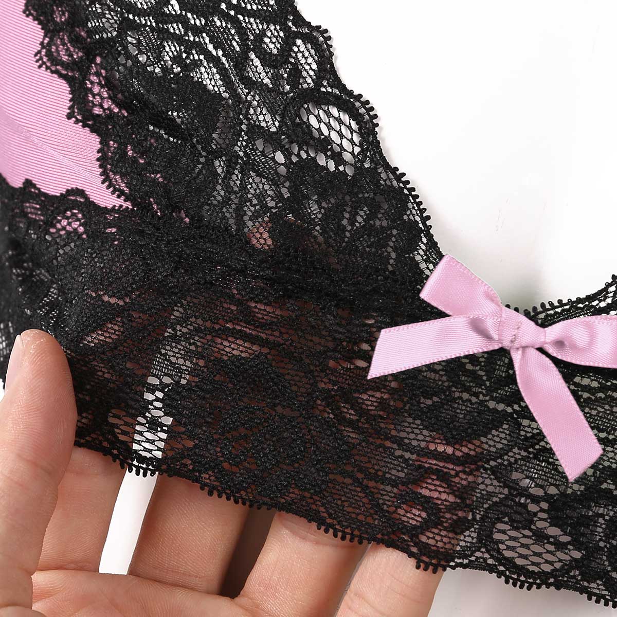 Sissy Lingerie Lace Bra - Image 7