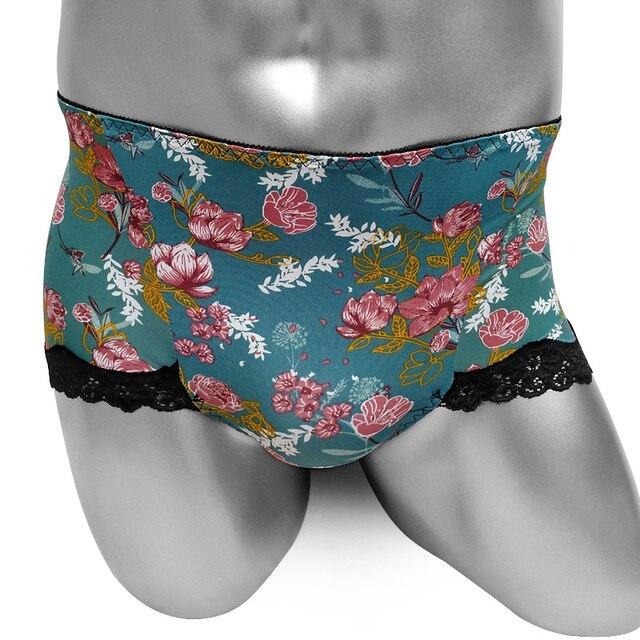 Sissy Panties - Floral High Waist - Image 4