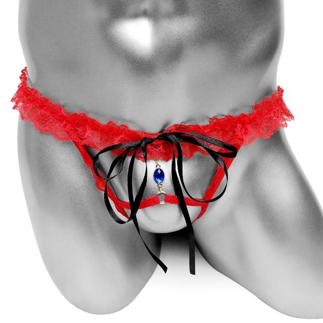 Funny Lace Mens Thong - Image 3