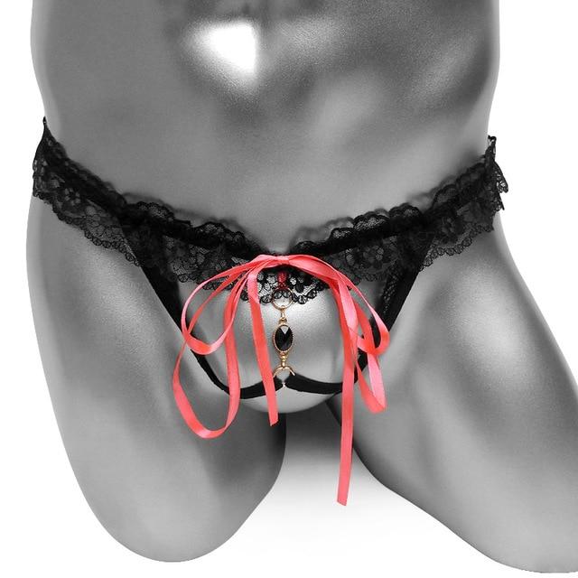 Funny Lace Mens Thong - Image 4