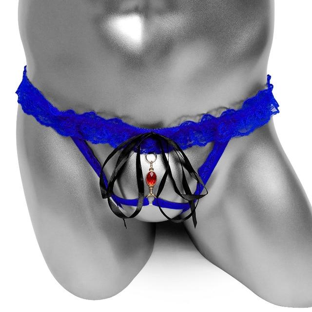 Funny Lace Mens Thong - Image 7