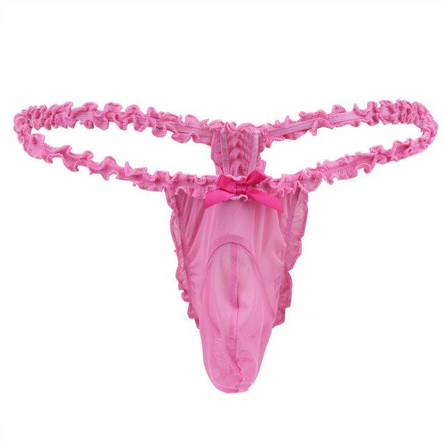Sissy Panties Mesh G-String - Image 2