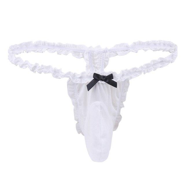 Sissy Panties Mesh G-String - Image 3