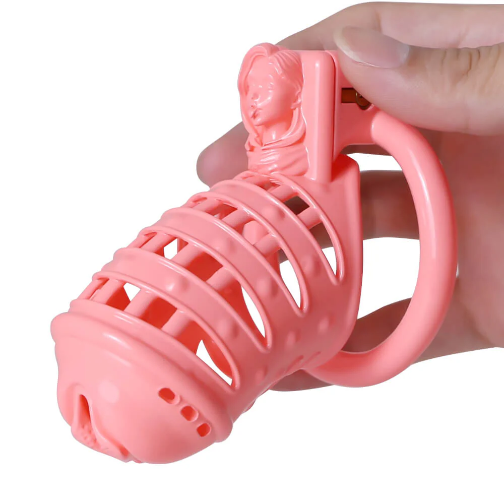 Sissy Pink Spiked 3D Printing Pussy Vaginal - Image 5