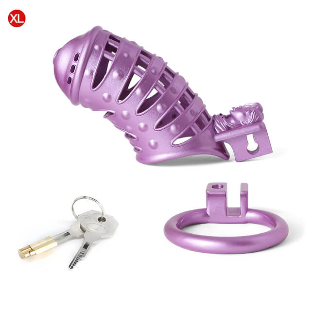 Sissy Purple Spiked 3D Printing Pussy Vaginal - Image 10