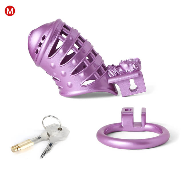 Sissy Purple Spiked 3D Printing Pussy Vaginal - Image 8